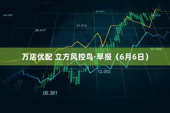 万店优配 立方风控鸟·早报（6月6日）